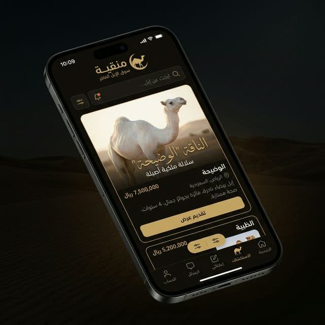 تطبيق منقية على الجوال